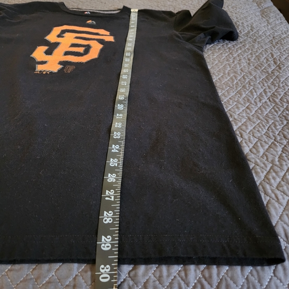 MAJESTIC Triple Peak Black/Orange San Francisco Giants Graphic T-shirt Size XL - Picture 13 of 14